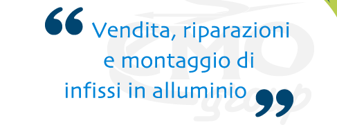 Infissi in alluminio